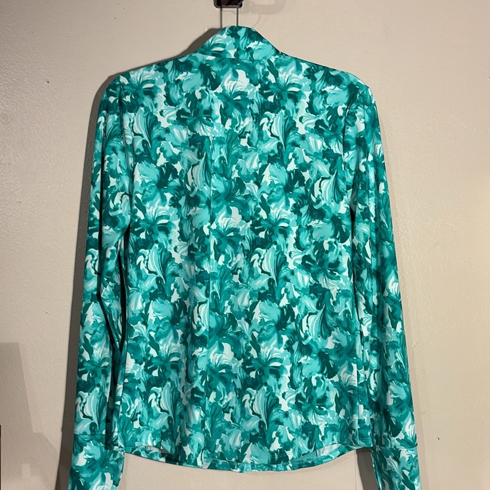 TOMMY BAHAMA Azure Upf 50 Golf Long Sleeve Active Zip Up Jacket - Picture 12 of 15